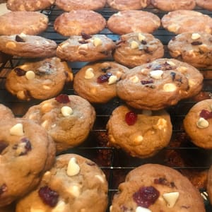 cranberry white chocolate cookies